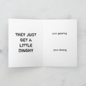 Alte Seeleute Die nie Grußkarte Karte (Innenseite)