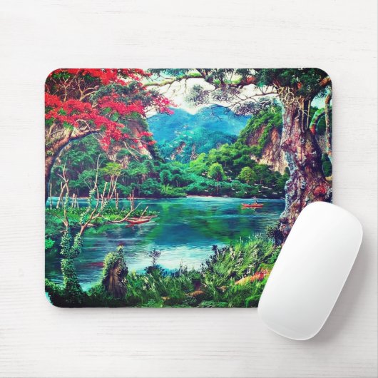 Alte Seemalerei Mousepad (Mit Mouse)