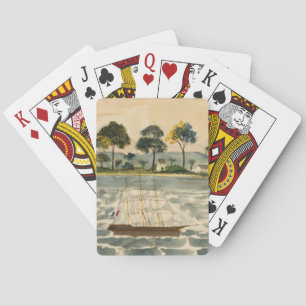 Alte Segelschiff-Klassiker Spielkarten