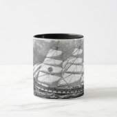 Alte Segelschiff-Tasse Tasse (Zentrum)