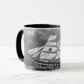 Alte Segelschiff-Tasse Tasse (Vorderseite Links)