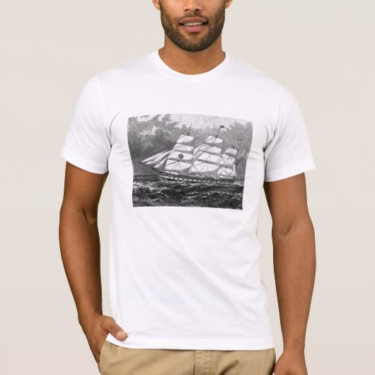 Alte Segelschiffe T-Shirt (Vorderseite)