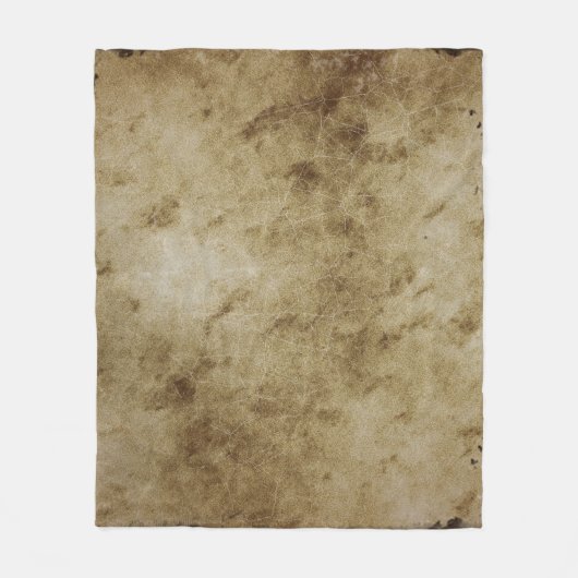 Alte Seite Vintag antikes Papier Fleecedecke (Vorderseite)