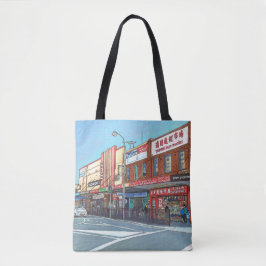 Alte Seite von Hornsby Tote Tasche