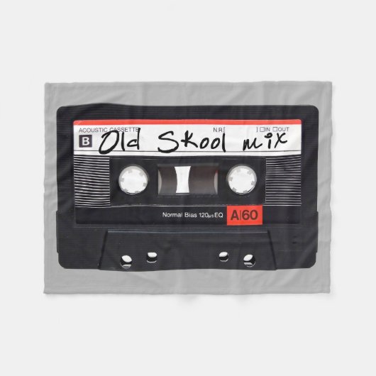 Alte Skool Mischungs-Fleece-Decke, klein Fleecedecke (Vorderseite (Horizontal))