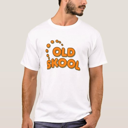 Alte Skool Orange T-Shirt (Vorderseite)