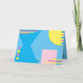 Alte Skool Pink Cassette Mix Tape Grüße Karte (Rückseite)