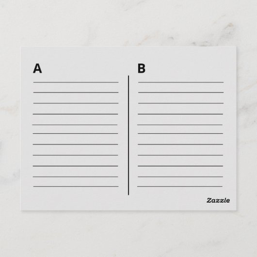 Alte Skool Pink Cassette Mix Tape Playlist Postkarte (Rückseite)