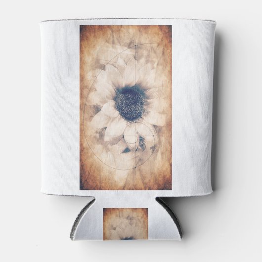 Alte Sonnenblume Dosenkühler (Vorderseite)