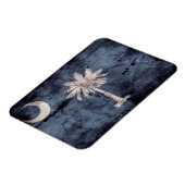 alte South Carolina-Flagge; Magnet (Linke Seite)