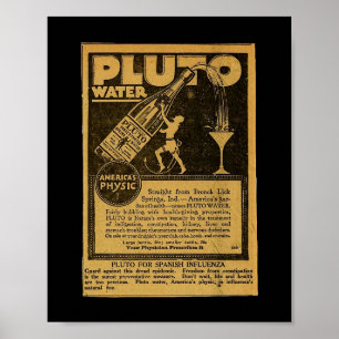 Alte spanische Grippe-Tonikum-Medikamentenwerbung Poster