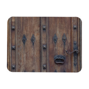 Alte Spanische Holztür mit Bolzen Magnet