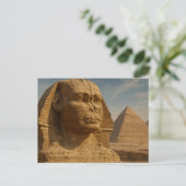 Alte Sphinx Pyramiden Mystique Postcard Kunst, Dic Postkarte (Stehend Vorderseite)