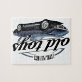 alte Spielwaren schwarzes vette Puzzle (Horizontal)