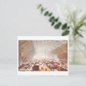Alte St. Pancras-Station (London) Postkarte (Stehend Vorderseite)