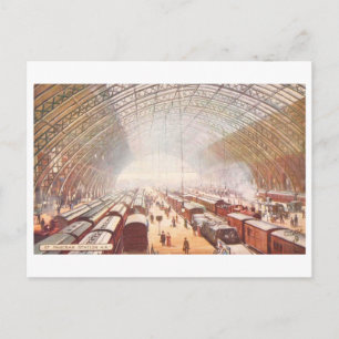 Alte St. Pancras-Station (London) Postkarte