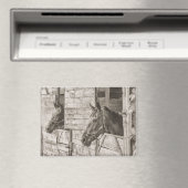 alte stabile Pferde Magnet (In Situ (Geschirrspüler))