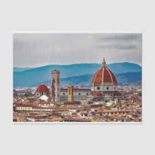 Alte Stadt Florenz, Italien-Skyline Seidenpapier