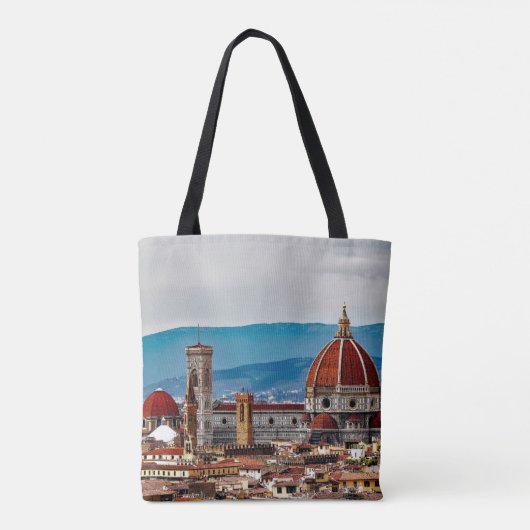 Alte Stadt Florenz, Italien-Skyline Tasche (Rückseite)