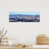 Alte Stadt Jerusalem - Aussicht vom Berg Scopus Poster (Küche)