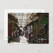 Alte Stadt Jerusalem Postkarte (Vorne/Hinten)
