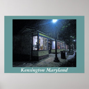 Alte Stadt Kensington Maryland Poster