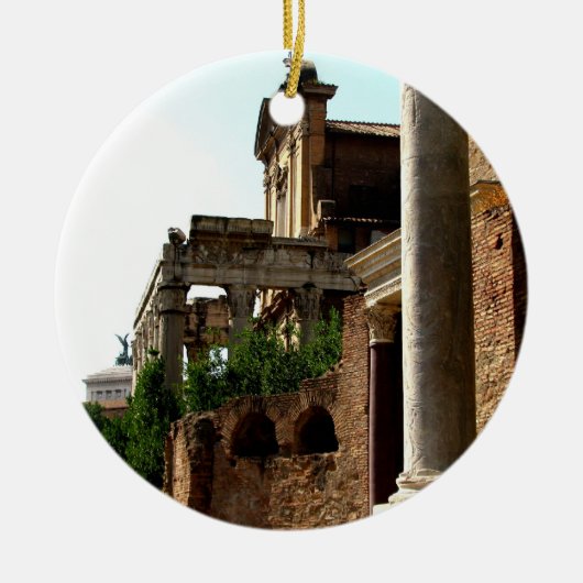 Alte Stadt Keramikornament (Vorne)