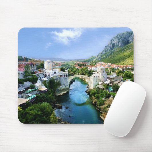 Alte Stadt Mostars Mousepad (Mit Mouse)