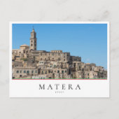 Alte Stadt Sassi di Matera in Italien Postkarte (Vorderseite)