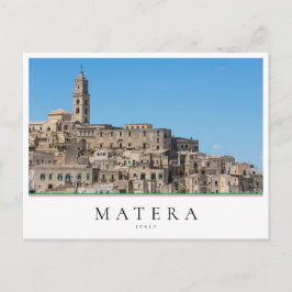 Alte Stadt Sassi di Matera in Italien Postkarte