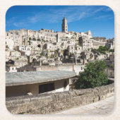 Alte Stadt Sassi Di Matera Rechteckiger Pappuntersetzer (Vorderseite)