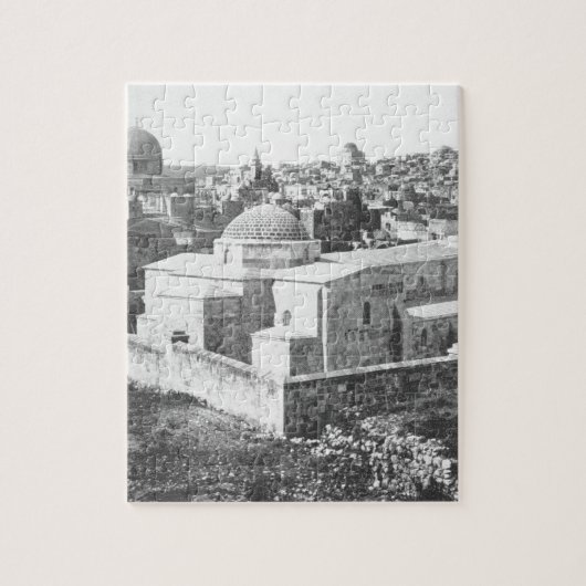 Alte Stadt von Jerusalem, CA 1890 Puzzle (Vertikal)