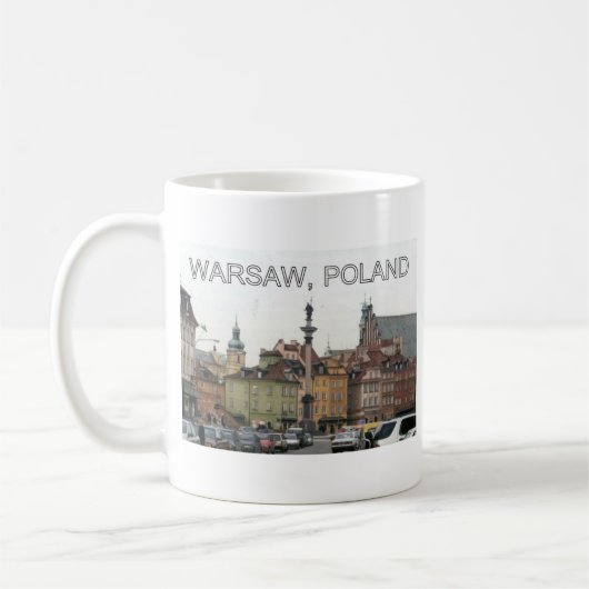 ALTE STADT WARSCHAUS POLEN STARREN-MIASTO KAFFEETASSE (Links)