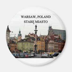 ALTE STADT WARSCHAUS POLEN STARREN-MIASTO MAGNET