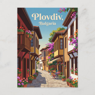 Alte Stadtgasse, Plowdiw Bulgarien Postkarte