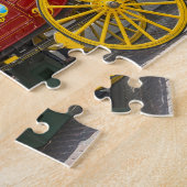 Alte Stagecoach Texas. Puzzle (Seite)