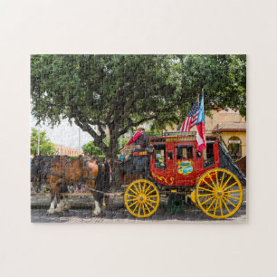 Alte Stagecoach Texas. Puzzle