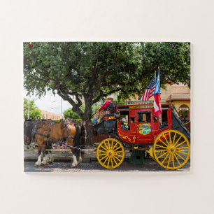 Alte Stagecoach Texas Puzzle