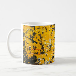 Alte Stahlstruktur, Oberfläche und Hintergrund Kaffeetasse