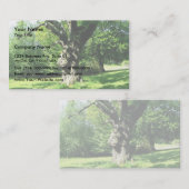 Alte starke Eiche Visitenkarte (Vorne/Hinten)