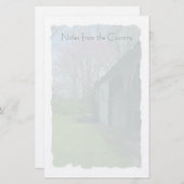 Alte Stationierung Briefpapier (Vorne/Hinten)