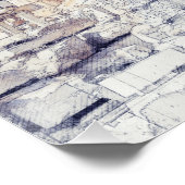 Alte Stätten Parthenon in Athen, Griechenland Poster (Ecke)