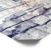 Alte Stätten Parthenon in Athen, Griechenland Poster (Ecke)