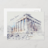 Alte Stätten Parthenon in Athen, Griechenland Postkarte (Vorne/Hinten)