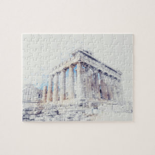 Alte Stätten Parthenon in Athen, Griechenland Puzzle