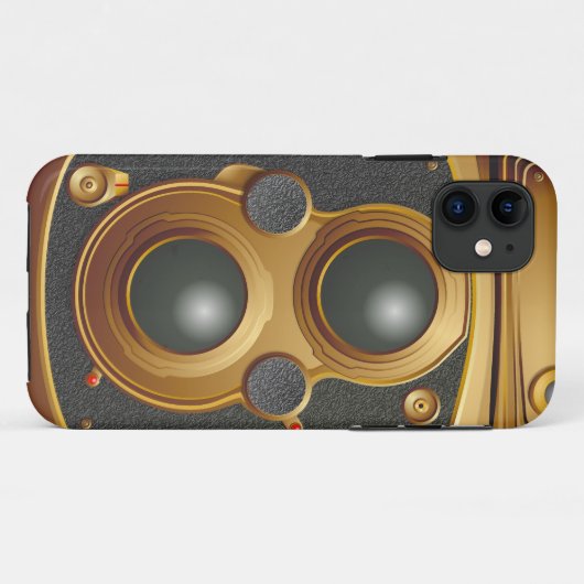 Alte Steampunk-Kamera Case-Mate iPhone Hülle (Rückseite (Horizontal))