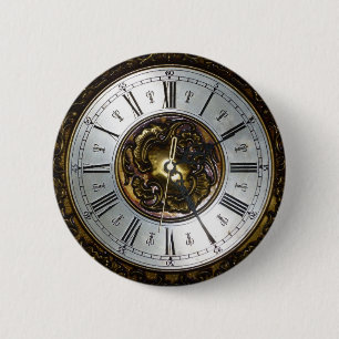 Alte Steampunk-Takt-Designeranschlüsse, Vintag Button