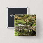 Alte Steinbrücke über einem Strom in Dartmoor Park Button (Vorne & Hinten)