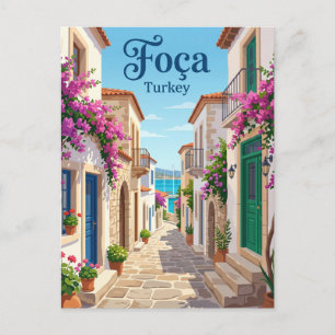 Alte Steingasse, Foça Türkei Postkarte