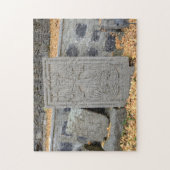 Alte Steinkreuze (Khachkars) in Armenien Puzzle (Vertikal)
